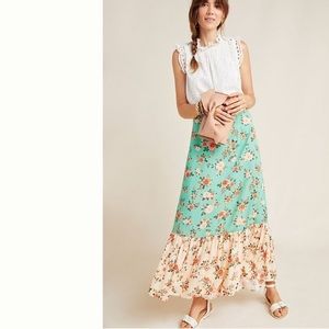 Anthro Farmrio maxi skirt NWT
